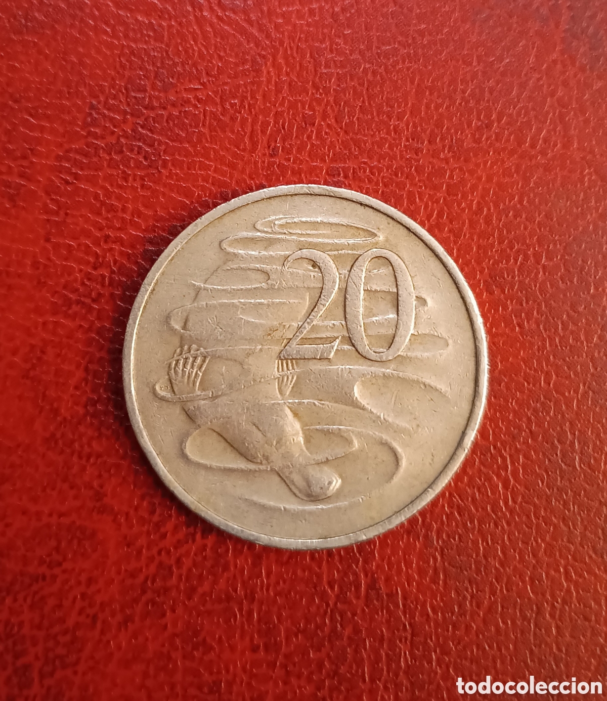 Monedas antiguas de Ocean&iacute;a: 20 CENTAVOS 1980 AUSTRALIA - Foto 2