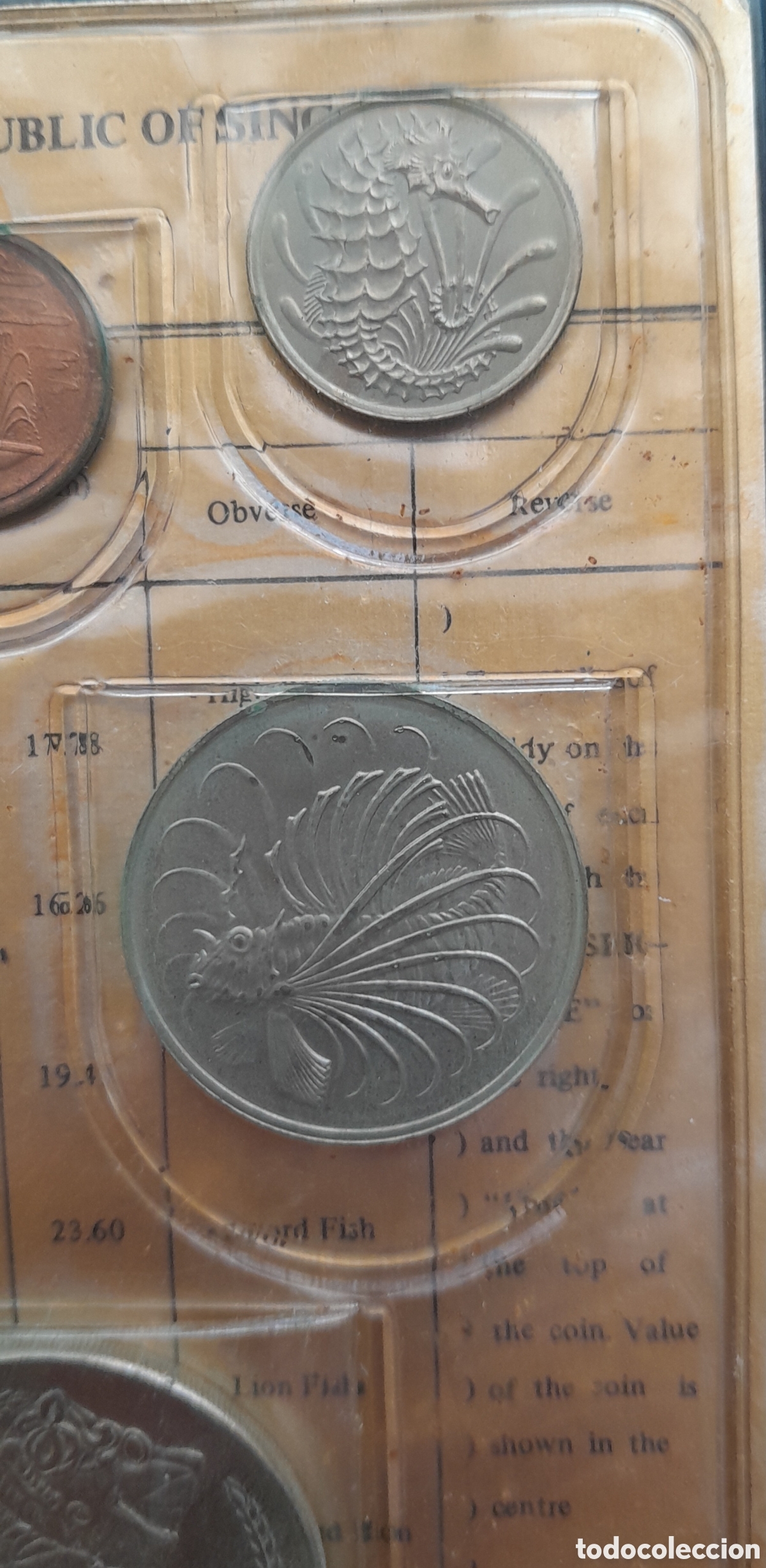 Monedas antiguas de Ocean&iacute;a: Monedas Singapur 1984 - Foto 3