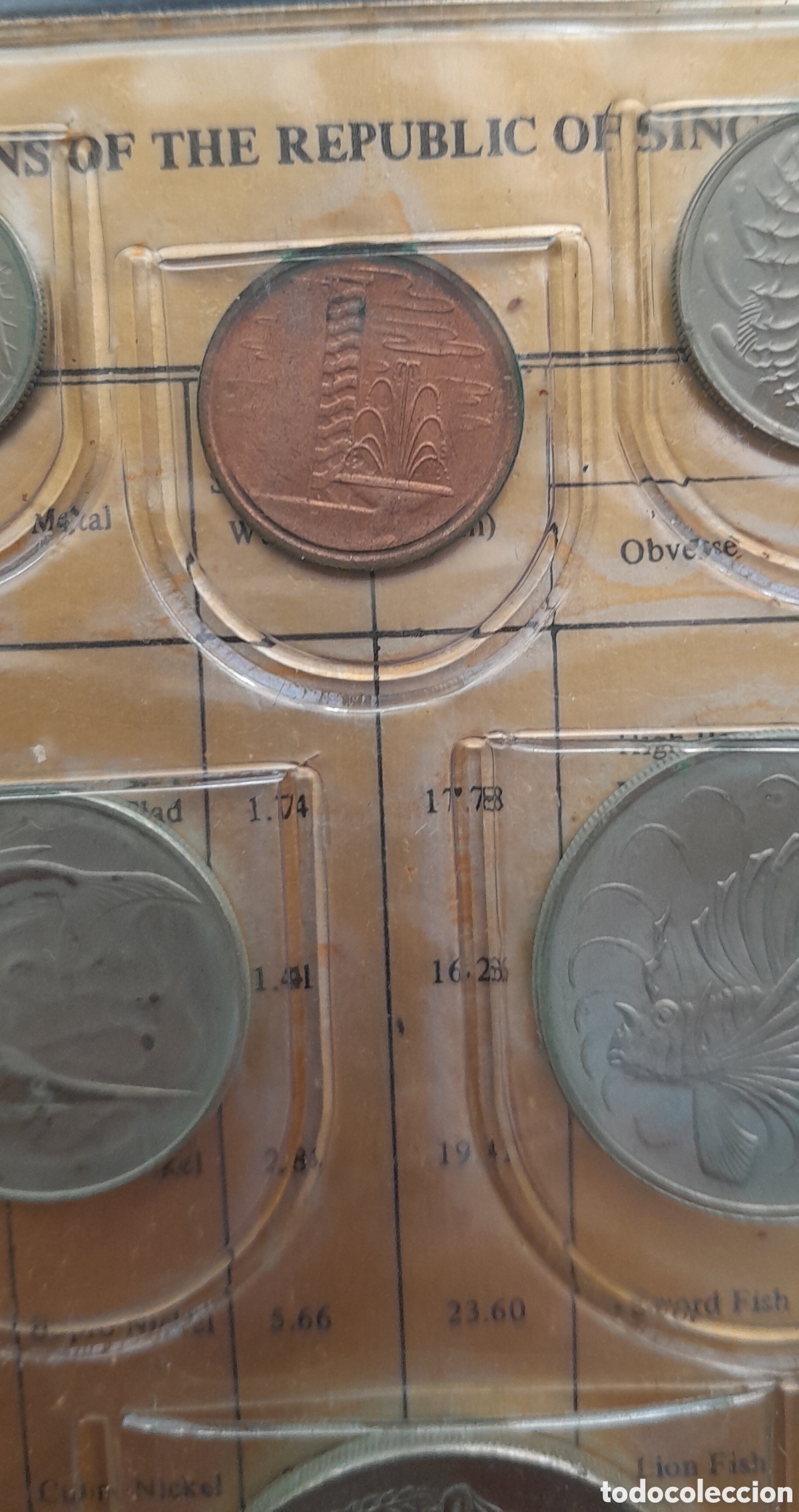 Monedas antiguas de Ocean&iacute;a: Monedas Singapur 1984 - Foto 4