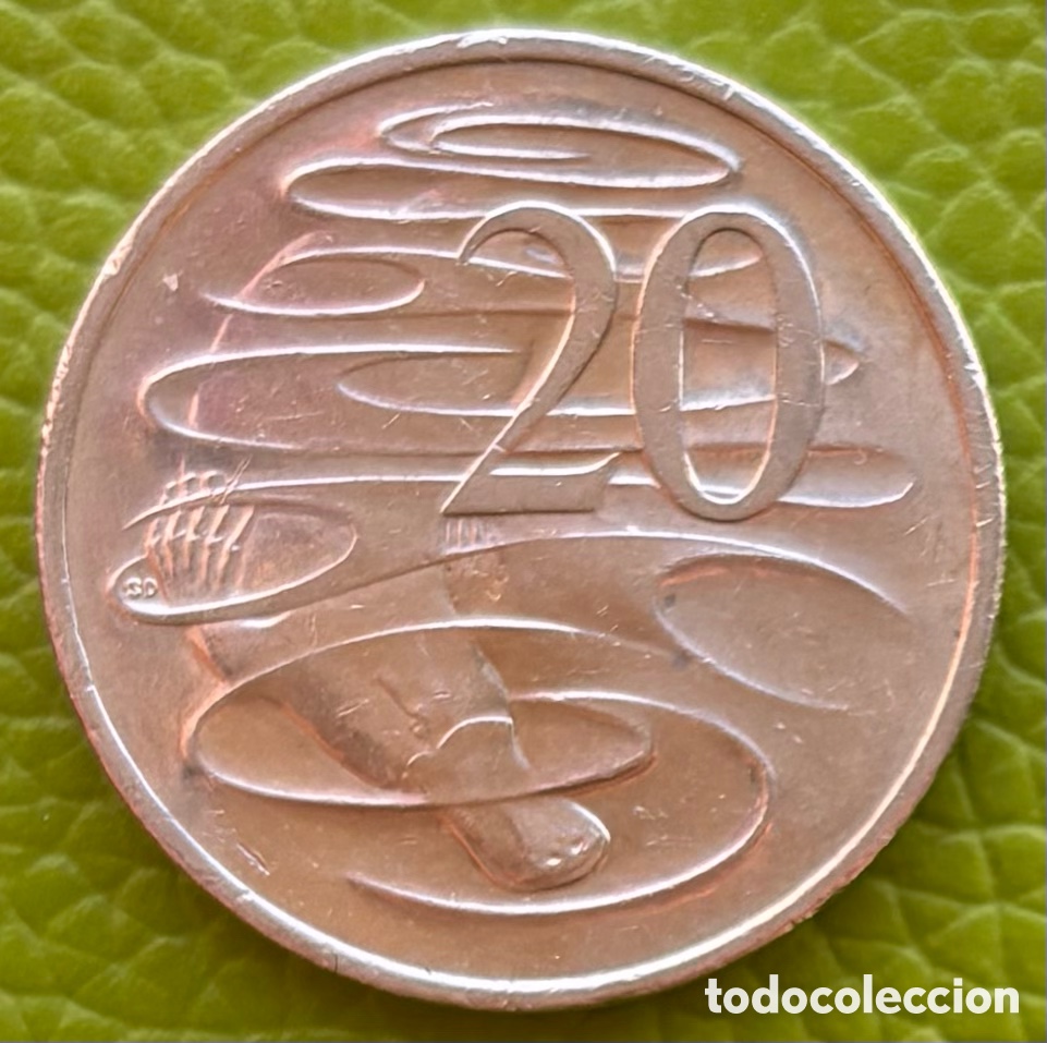 Monedas antiguas de Ocean&iacute;a: AUSTRALIA. 20 CENTAVOS. 2016. - Foto 2