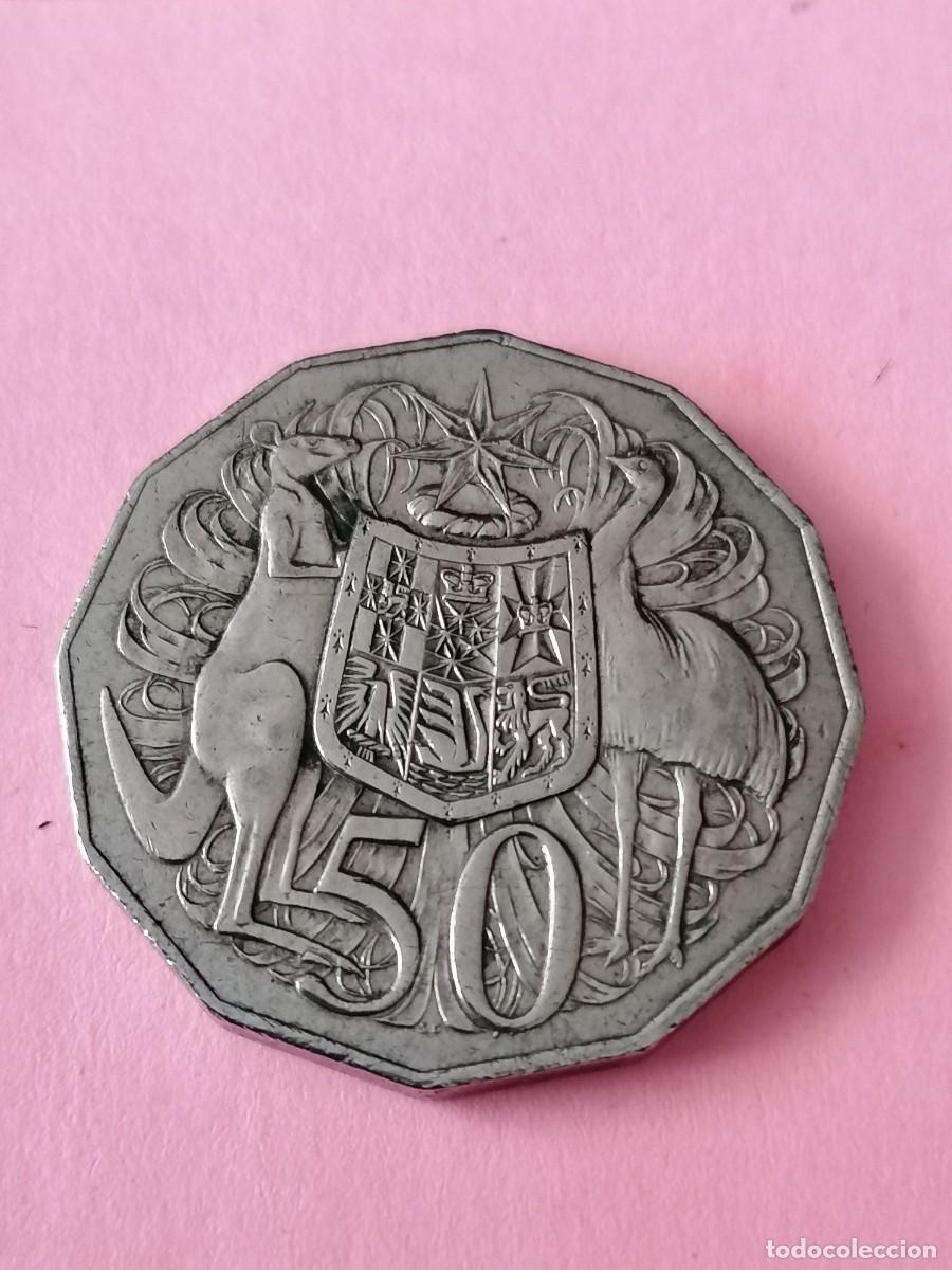 Monedas antiguas de Ocean&iacute;a: Moneda, Australia, 50 cent, 1979, MBC+ - Foto 2