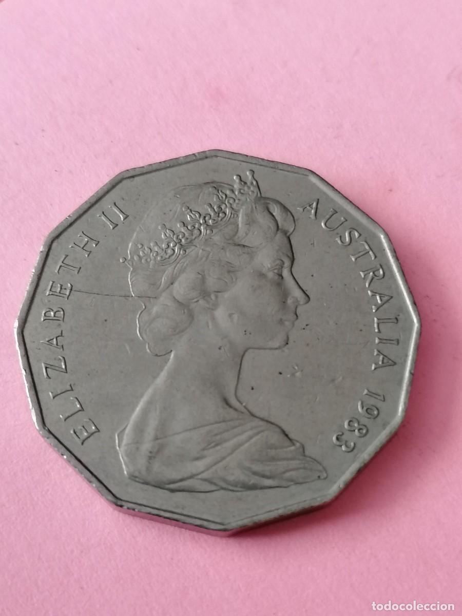 Monedas antiguas de Ocean&iacute;a: Moneda, Australia, 50 cent, 1983, MBC+ - Foto 2