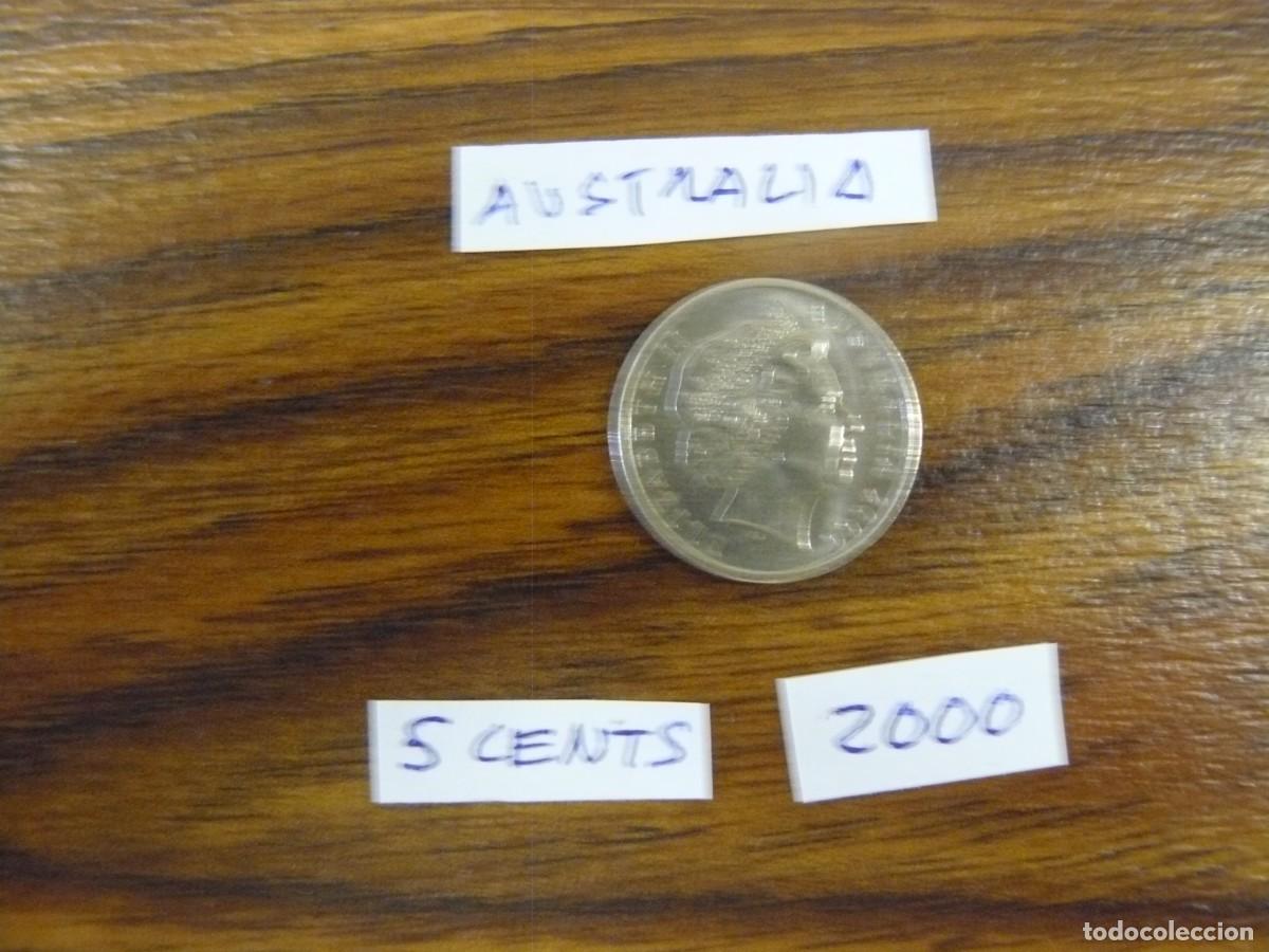 Monedas antiguas de Ocean&iacute;a: Moneda de Australia 5 Cents 2000 - Foto 2