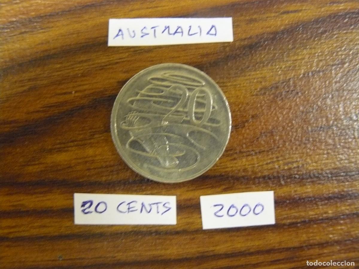 Monedas antiguas de Ocean&iacute;a: Moneda de Australia 20 Cents 2000 - Foto 2