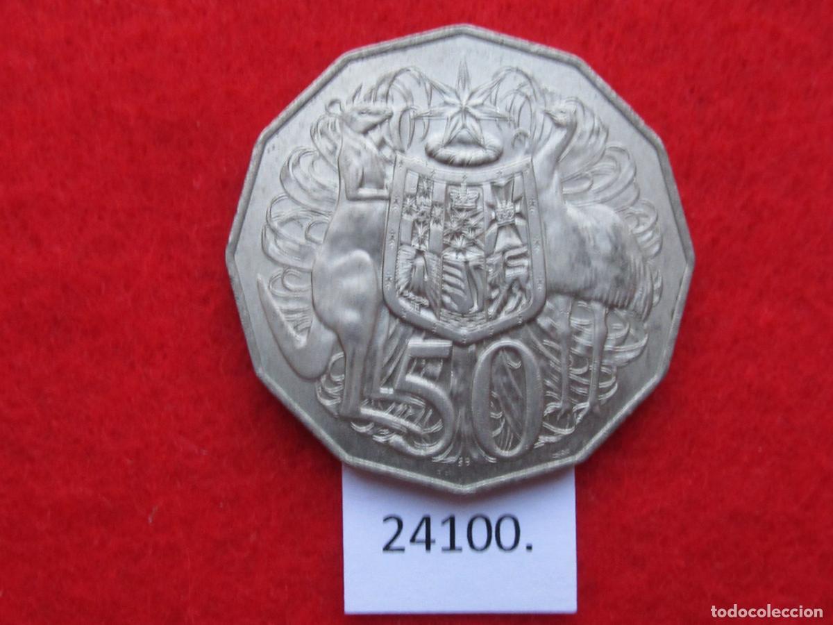 Monedas antiguas de Ocean&iacute;a: Australia 50 c&eacute;ntimos 1979 - Foto 1