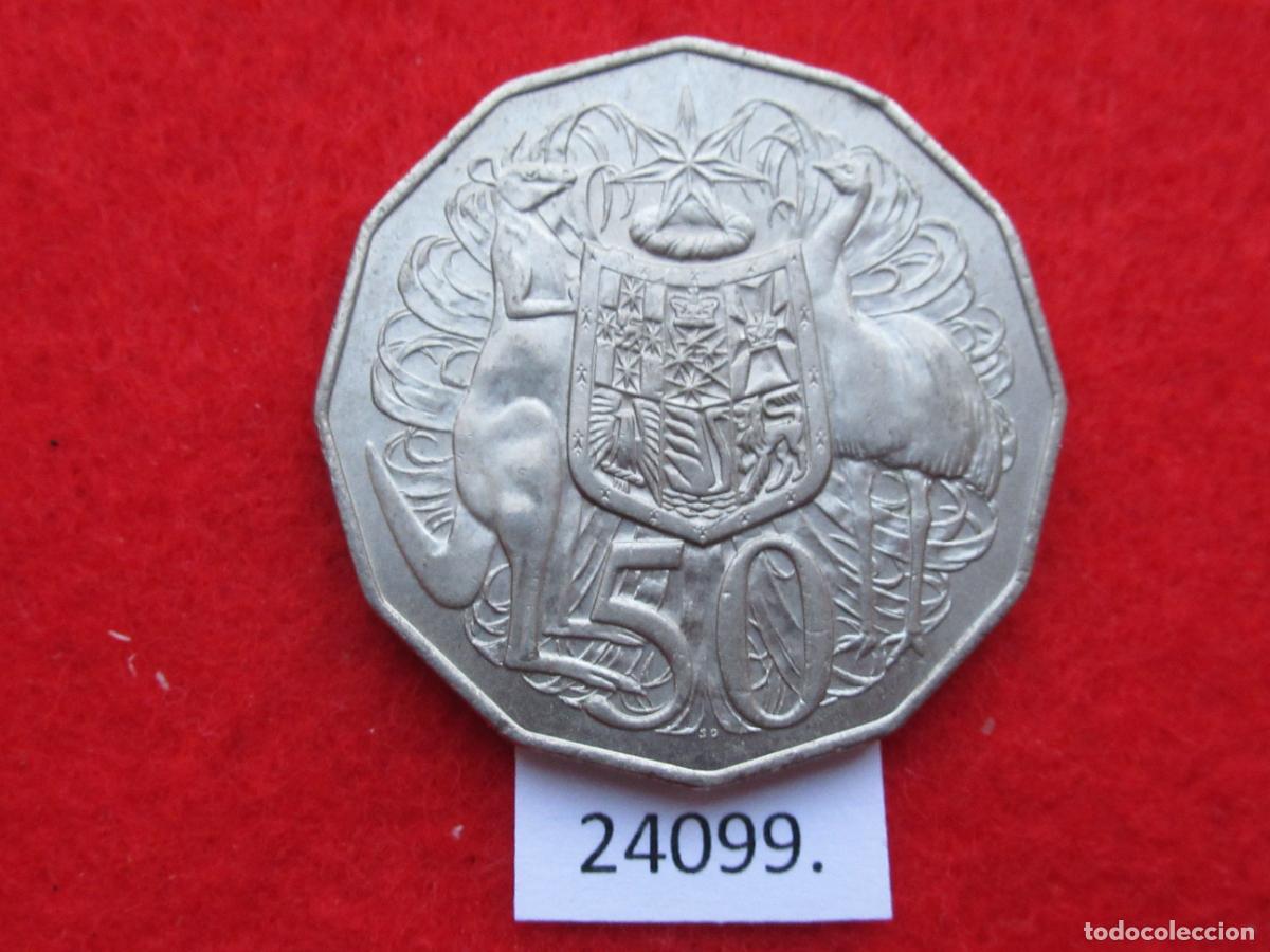 Monedas antiguas de Ocean&iacute;a: Australia 50 c&eacute;ntimos 1983 - Foto 2