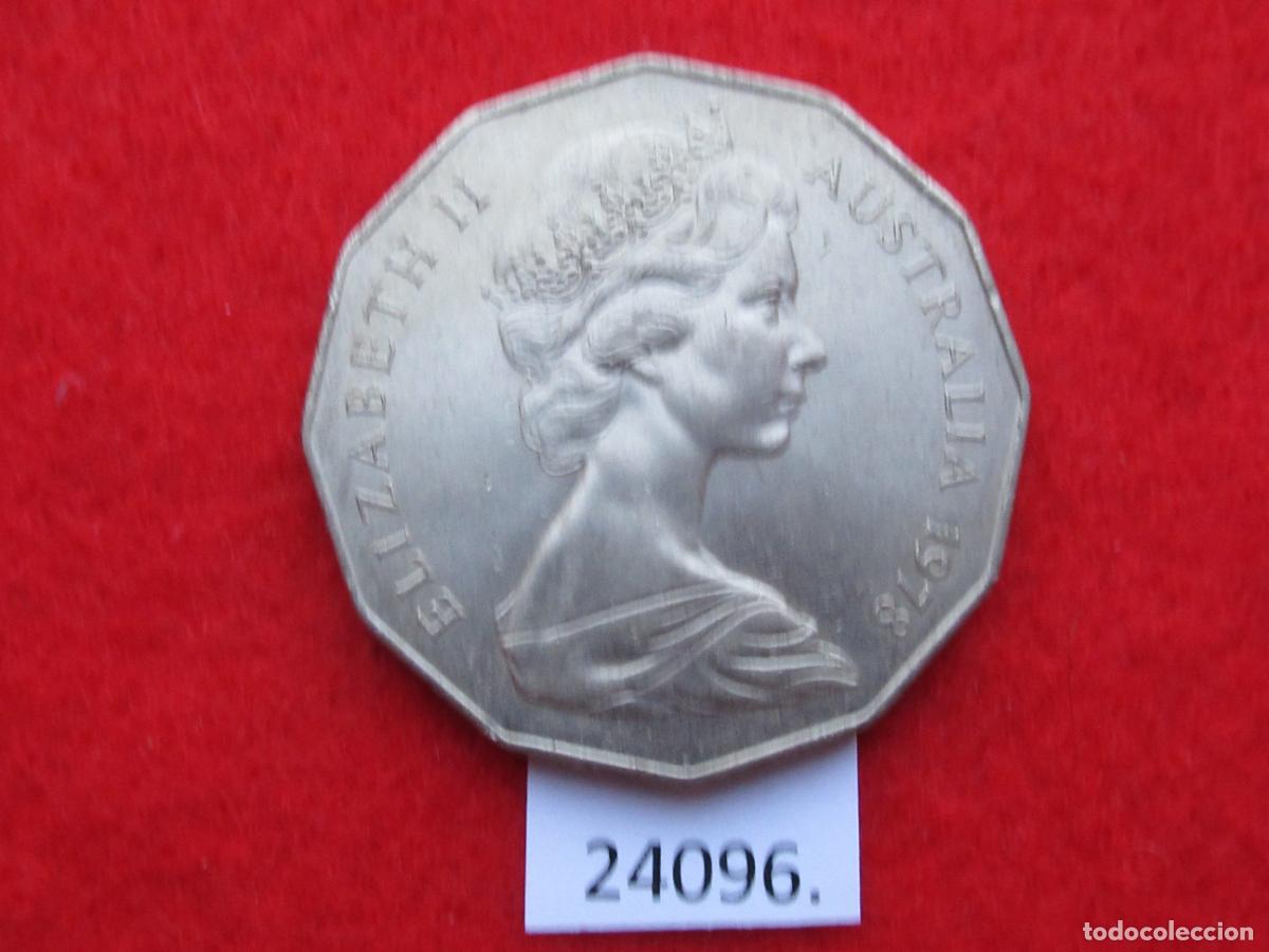 Monedas antiguas de Ocean&iacute;a: Australia 50 c&eacute;ntimos 1978 - Foto 2