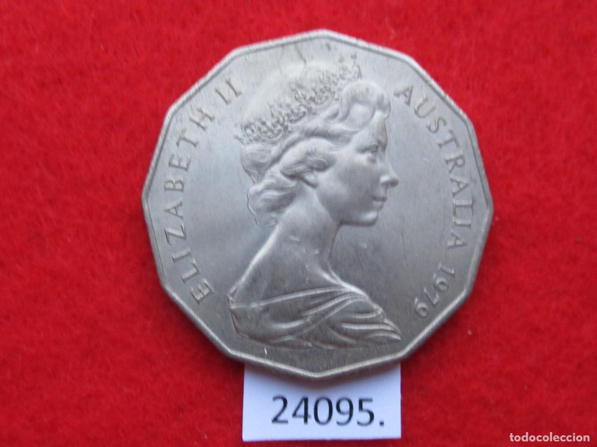 Monedas antiguas de Ocean&iacute;a: Australia 50 c&eacute;ntimos 1979 - Foto 2
