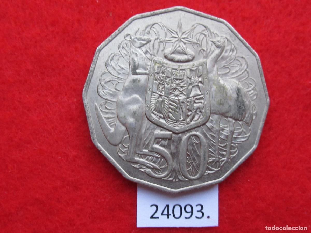 Monedas antiguas de Ocean&iacute;a: Australia 50 c&eacute;ntimos 1980 - Foto 1