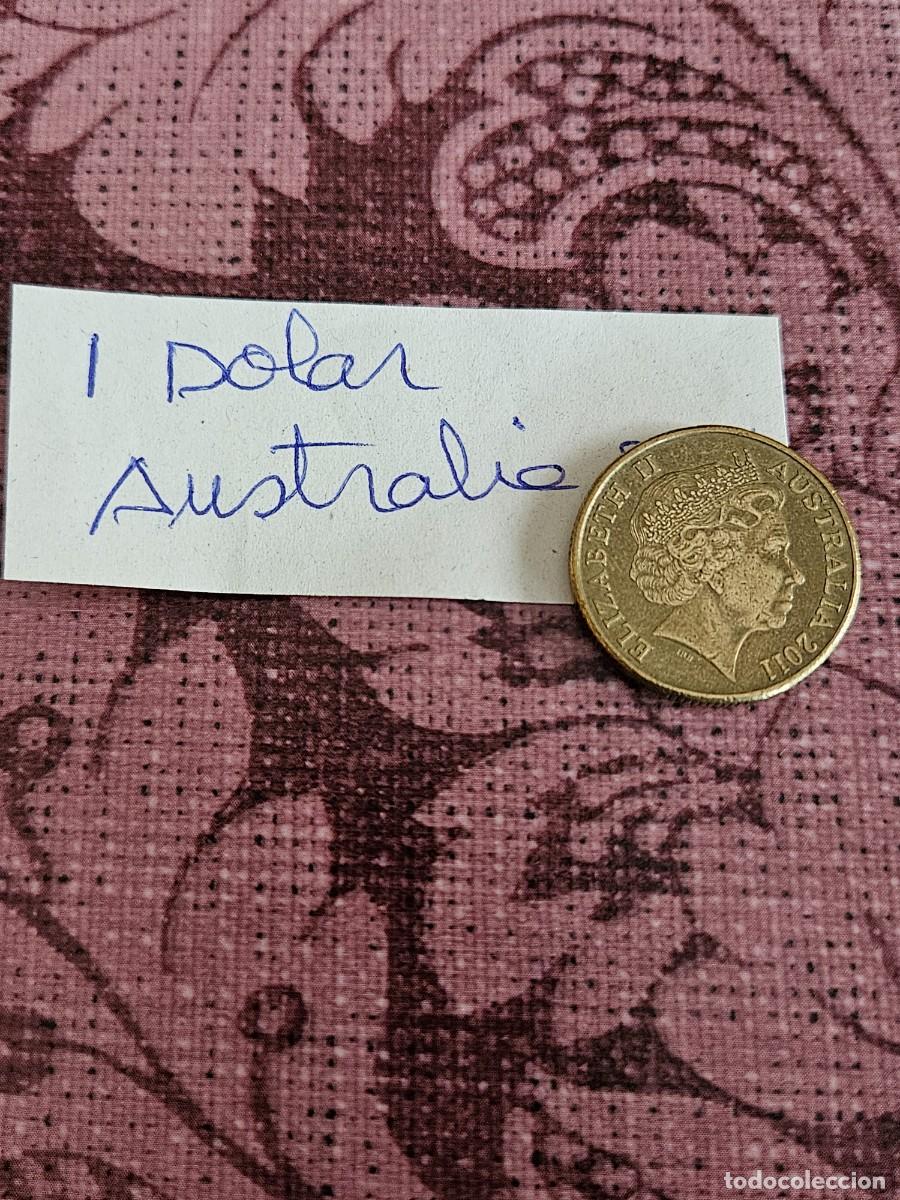 Monedas antiguas de Ocean&iacute;a: Moneda De Australia De 1 D&oacute;lar Del A&ntilde;o 2011. - Foto 1