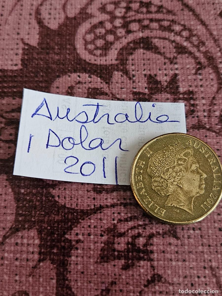 Monedas antiguas de Ocean&iacute;a: Moneda De 1 D&oacute;lar De Australia Del A&ntilde;o 2011. - Foto 1