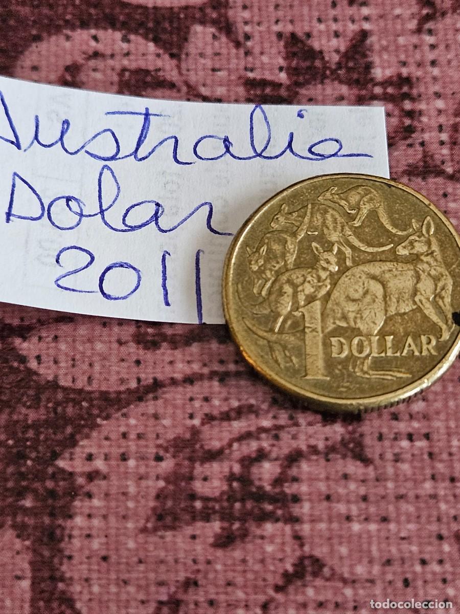 Monedas antiguas de Ocean&iacute;a: Moneda De 1 D&oacute;lar De Australia Del A&ntilde;o 2011. - Foto 3