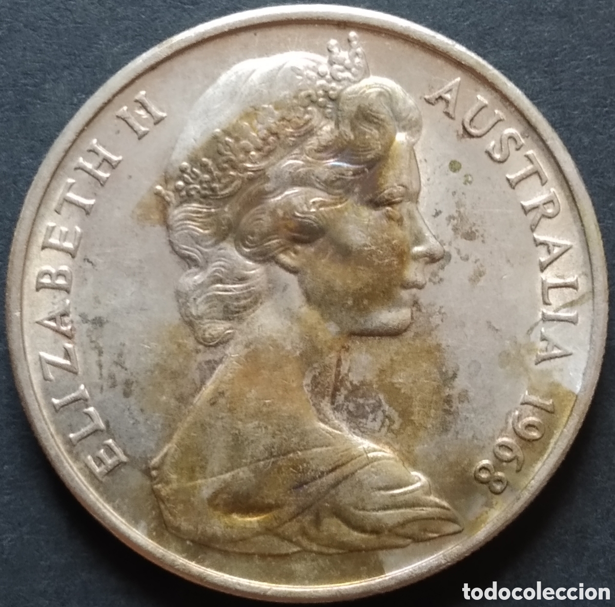 Monedas antiguas de Ocean&iacute;a: MONEDA - AUSTRALIA 20 CENT 1968 - Foto 2