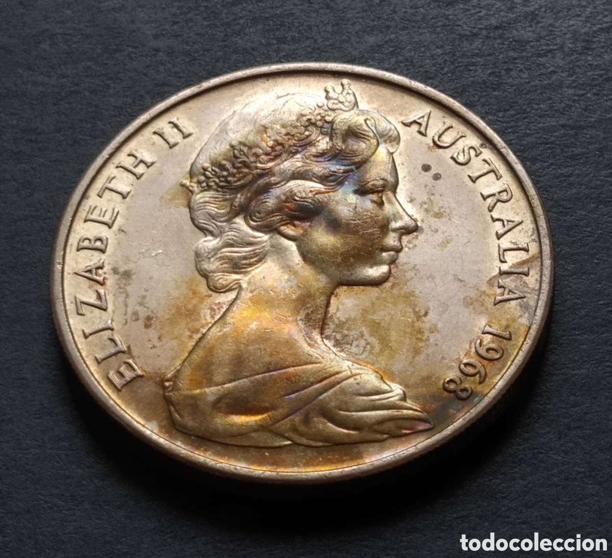 Monedas antiguas de Ocean&iacute;a: MONEDA - AUSTRALIA 20 CENT 1968 - Foto 4