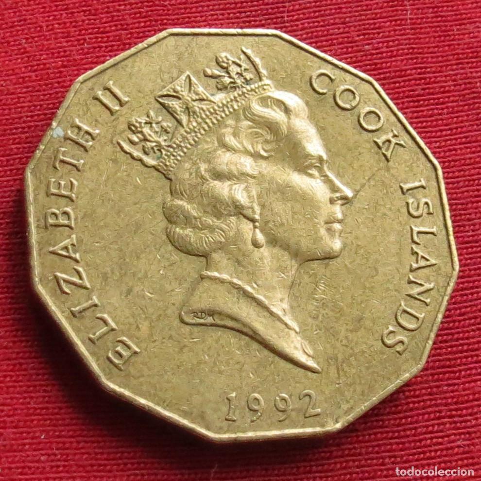 Monedas antiguas de Ocean&iacute;a: Islas Cook $ 5 1992 . - Foto 2
