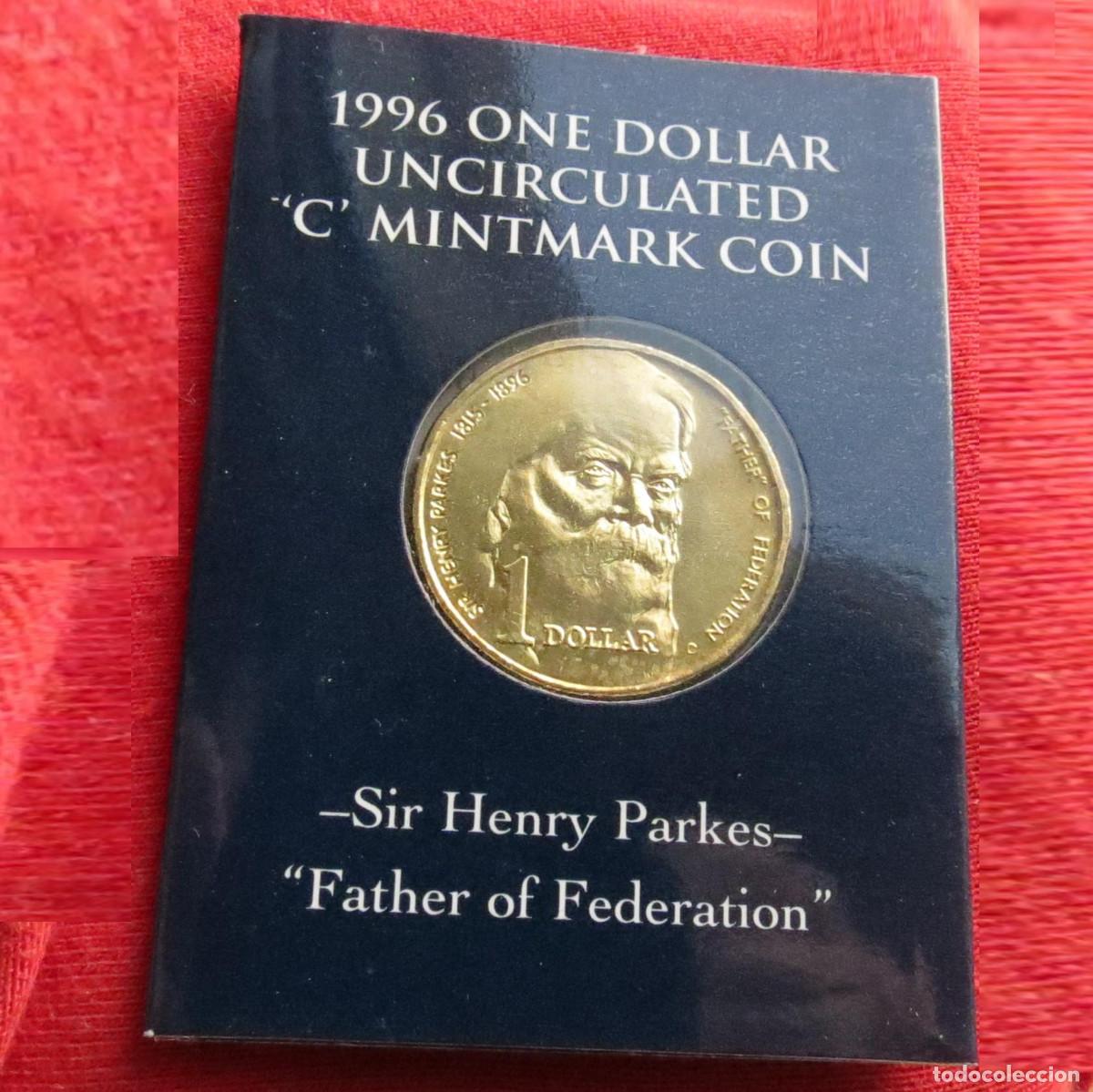 Monedas antiguas de Ocean&iacute;a: Australia 1 $ 1996 Parkes - Foto 1
