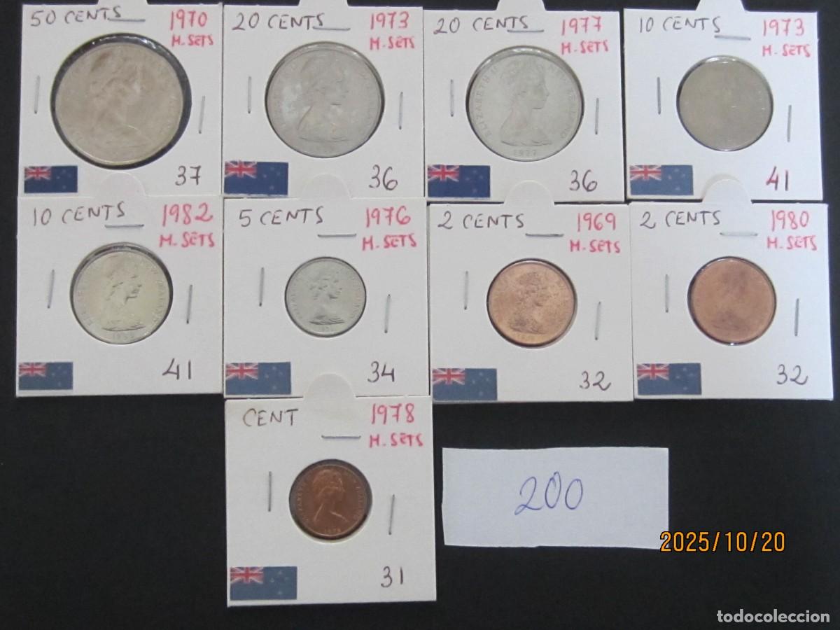 Monedas antiguas de Ocean&iacute;a: NUEVA ZELANDA - L 200 - Foto 1