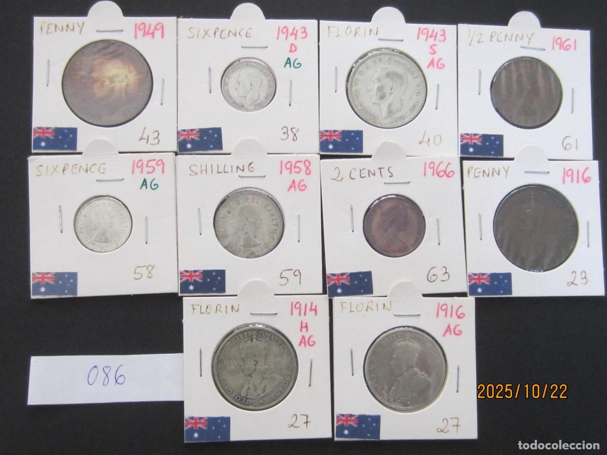Monedas antiguas de Ocean&iacute;a: AUSTRALIA ESTADO - L086 - Foto 1