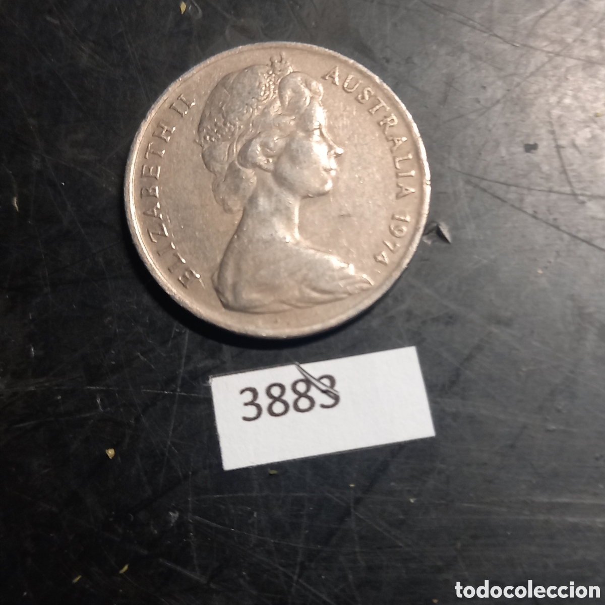 Monedas antiguas de Ocean&iacute;a: Australia 10 centavos 1974 - Foto 1