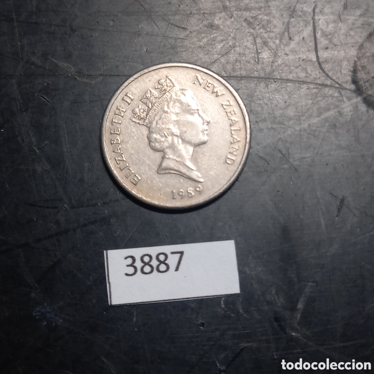 Monedas antiguas de Ocean&iacute;a: Nueva Zelanda 5 centavos 1989 - Foto 1