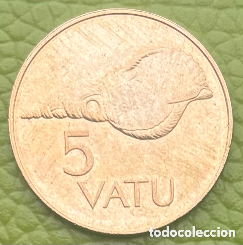 Monedas antiguas de Ocean&iacute;a: VANUATU. 5 VATU. 2009. - Foto 2