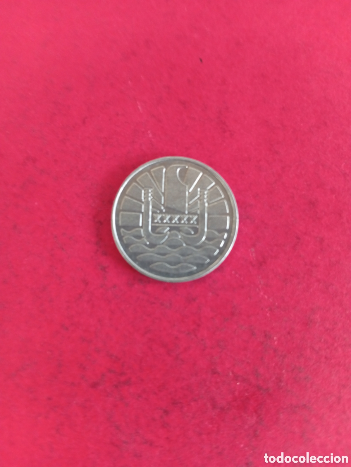Monedas antiguas de Ocean&iacute;a: 1/2 poe rava Ravahere 2015 - Foto 2