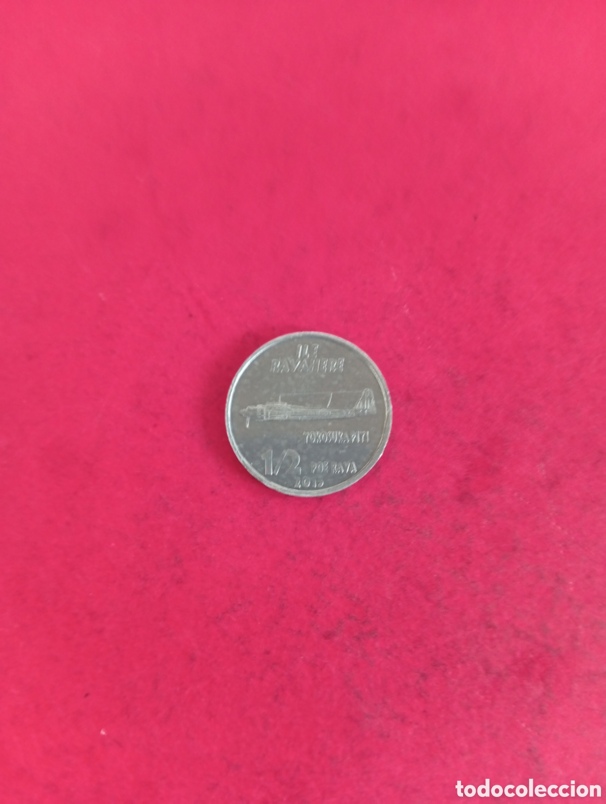 Monedas antiguas de Ocean&iacute;a: 1/2 poe rava Ravahere 2015 - Foto 1