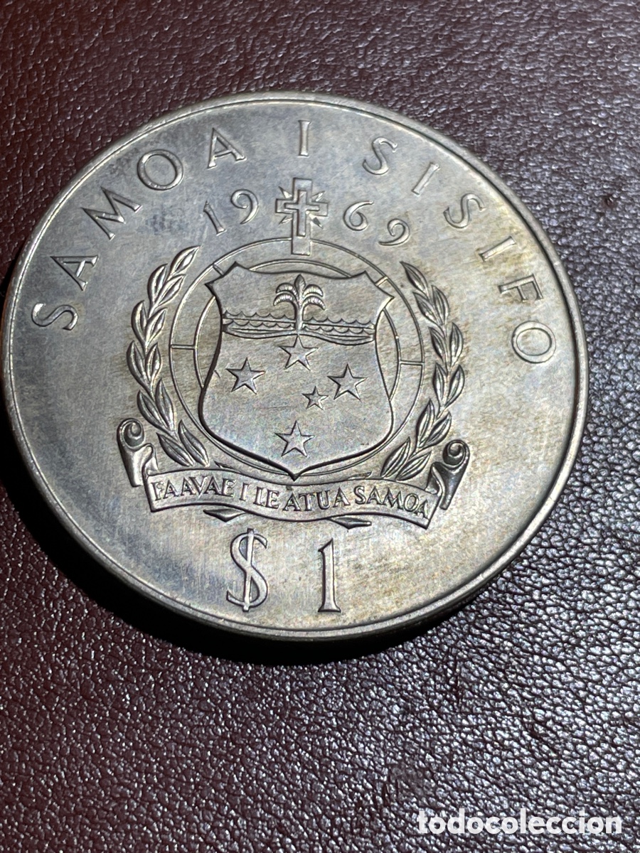 Monedas antiguas de Ocean&iacute;a: Moneda de Samoa a&ntilde;o 1969 - Foto 2