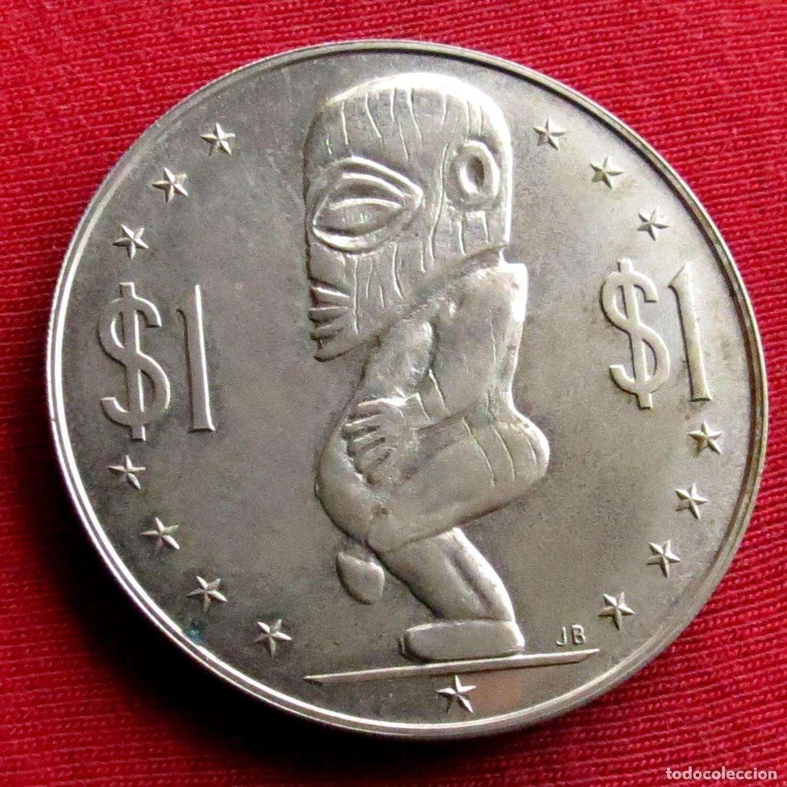 Monedas antiguas de Ocean&iacute;a: Islas Cook 1 $ 1972 #2 - Foto 1