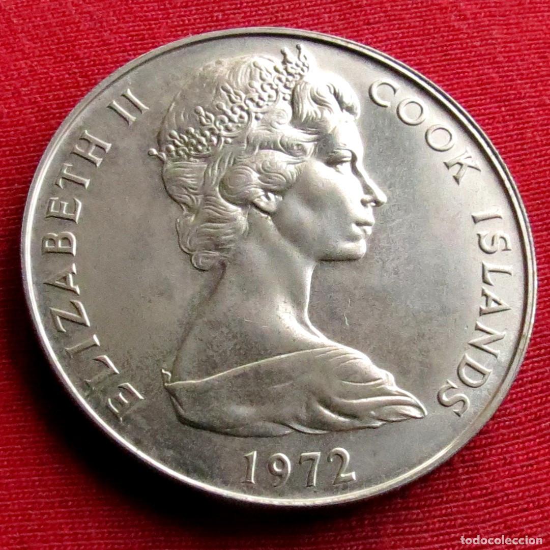 Monedas antiguas de Ocean&iacute;a: Islas Cook 1 $ 1972 #2 - Foto 2