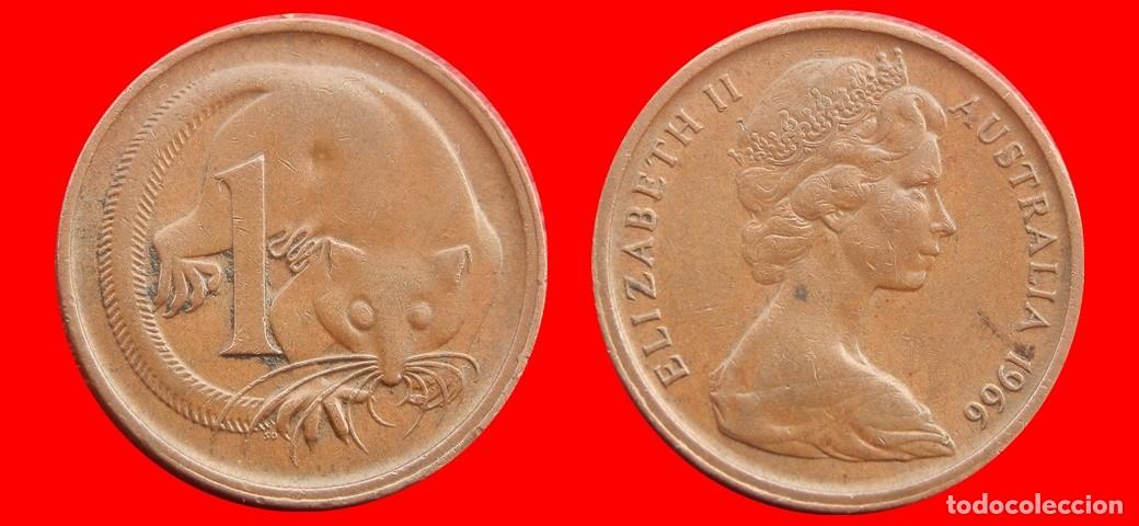 Monedas antiguas de Ocean&iacute;a: 1 CENTAVO 1966 AUSTRALIA-139909 - Foto 1