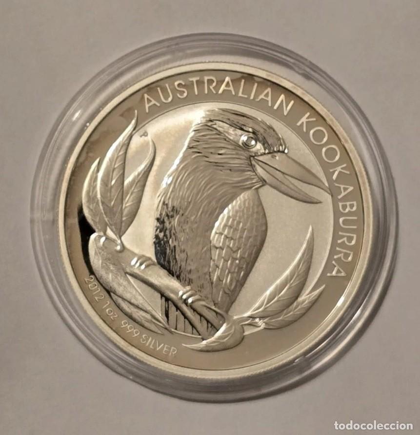 Monedas antiguas de Ocean&iacute;a: ONZA PLATA KOOKABURRA 2012 - Foto 1