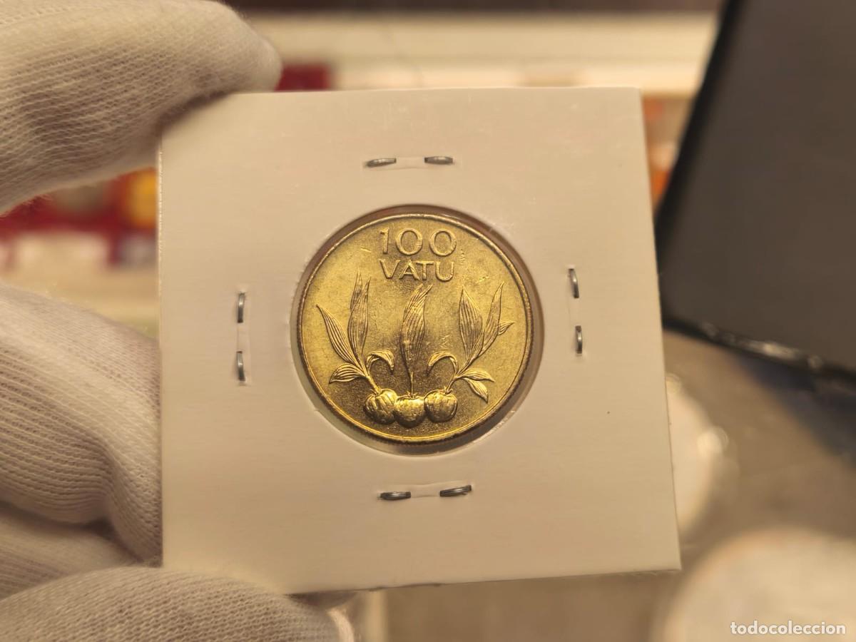 Monedas antiguas de Ocean&iacute;a: Vanuatu 100 Vatu 2002 Km 9 - Foto 2