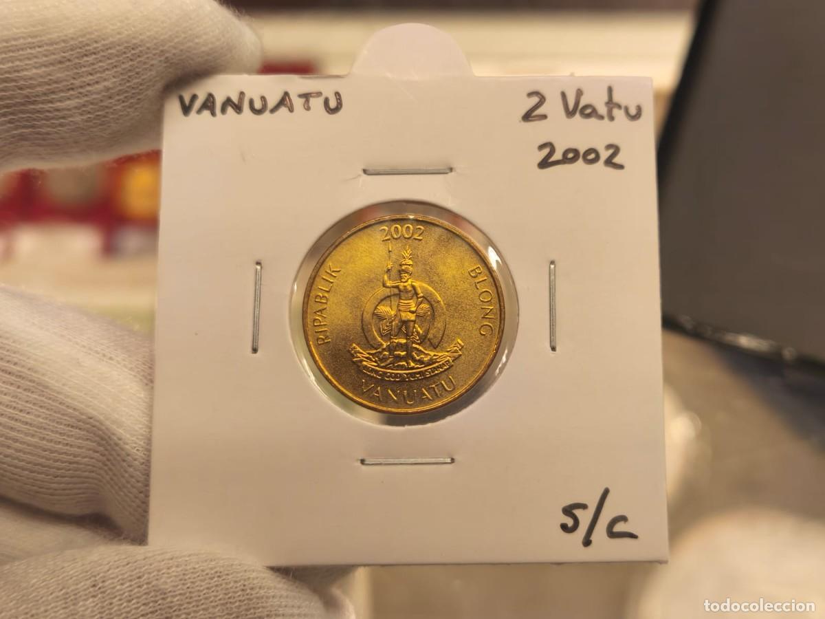 Monedas antiguas de Ocean&iacute;a: Vanuatu 2 Vatu 2002 Km 4 - Foto 1