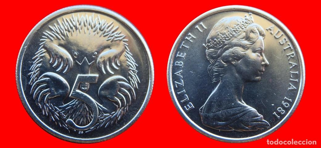 Monedas antiguas de Ocean&iacute;a: 5 CENTAVOS 1981 AUSTRALIA-140467 - Foto 1