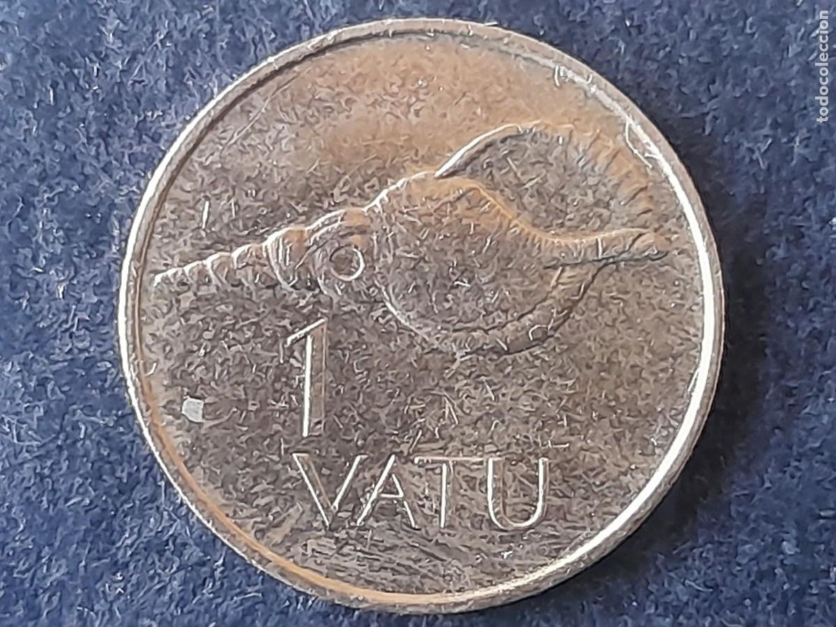 Monete antiche di Oceania: moneda republica de Vanuato 1 Vatu del 1990 KM 3 calidad EBC