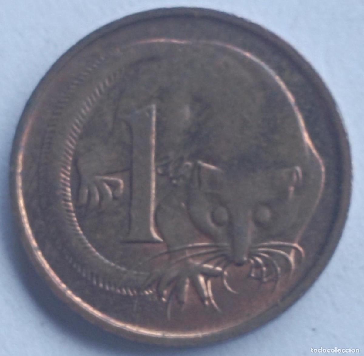 Monedas antiguas de Ocean&iacute;a: Moneda de Australia 1 c&eacute;ntimo de 1984 - Foto 2
