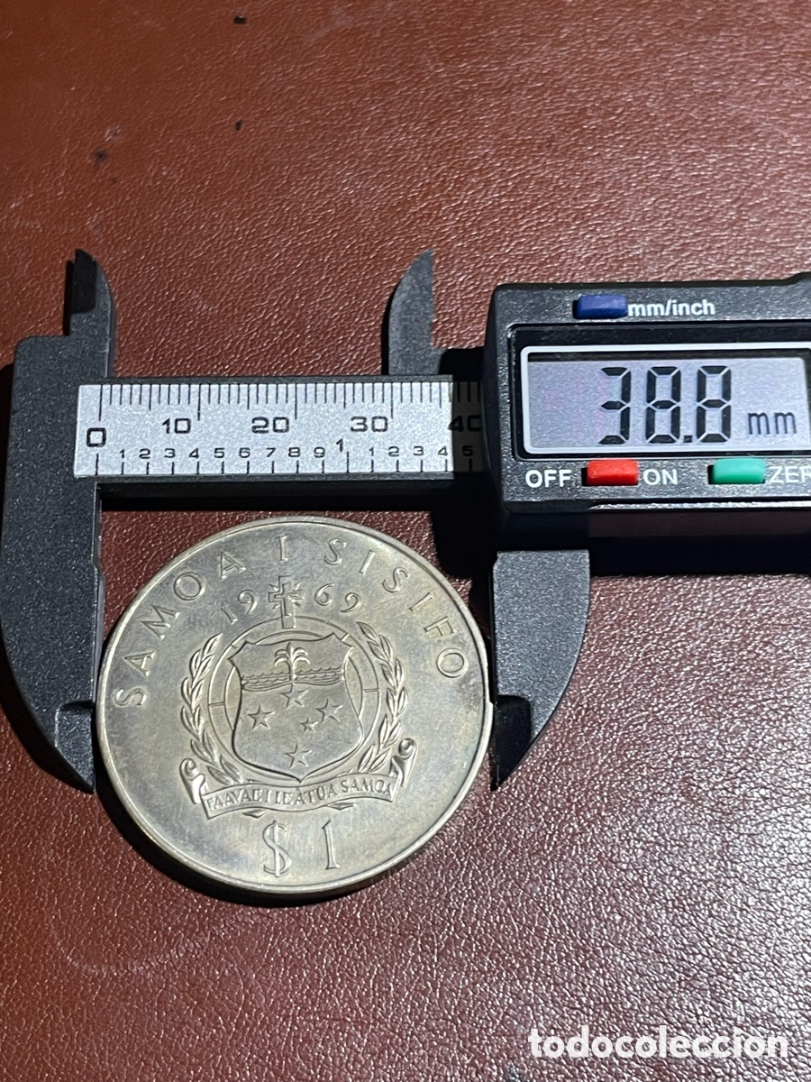 Monedas antiguas de Ocean&iacute;a: Moneda de Samoa a&ntilde;o 1969 - Foto 3