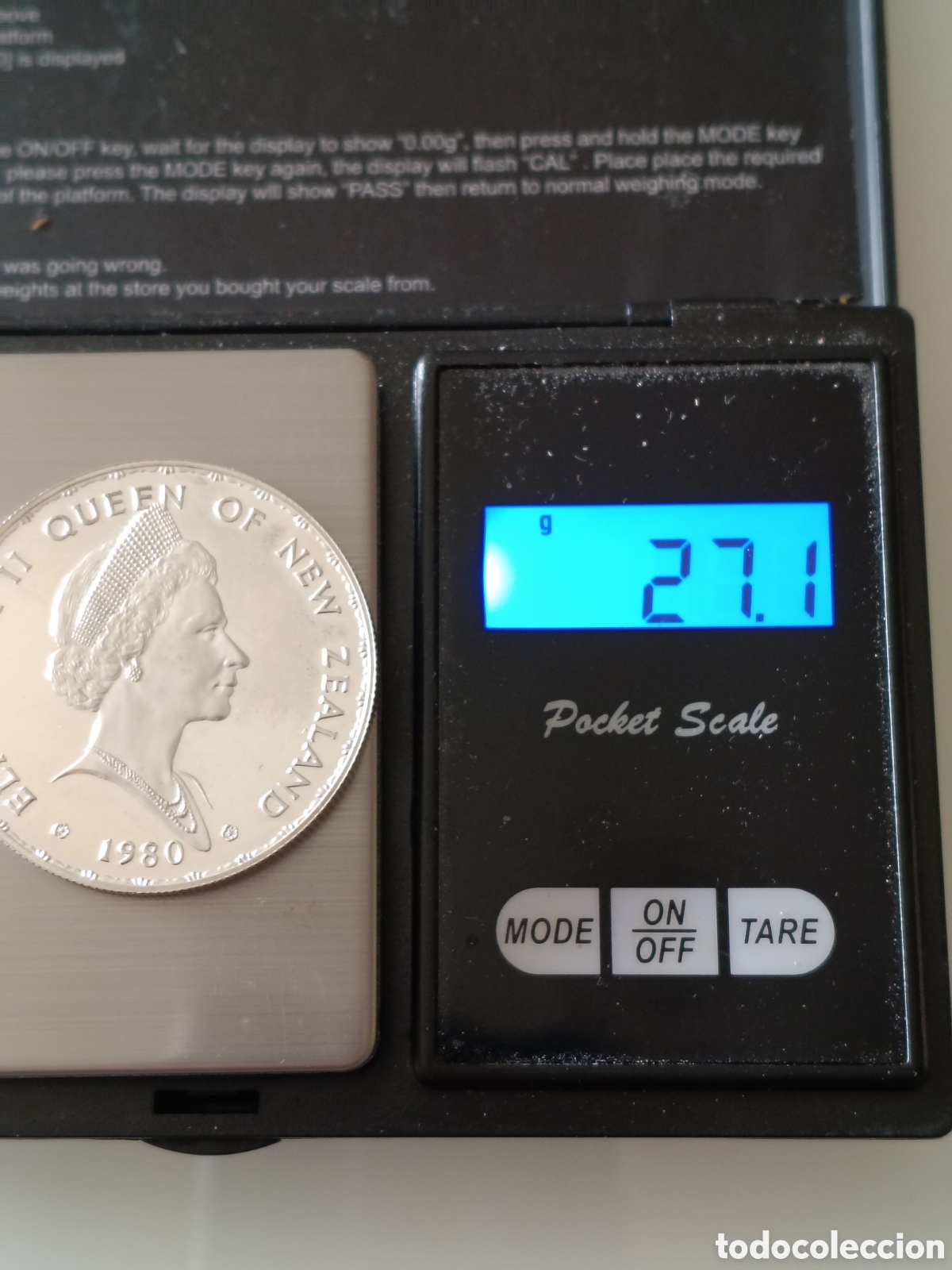 Monedas antiguas de Ocean&iacute;a: 1 dolar Nueva Zelanda 1980 - Foto 6