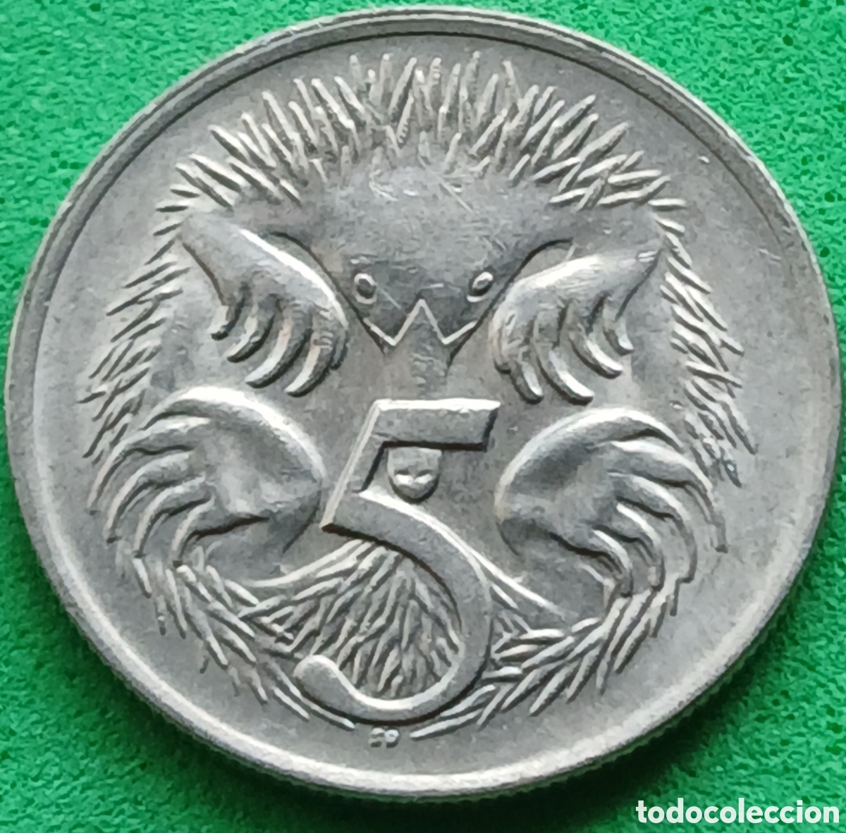 Monedas antiguas de Ocean&iacute;a: Australia 5 cents 1977 km#64