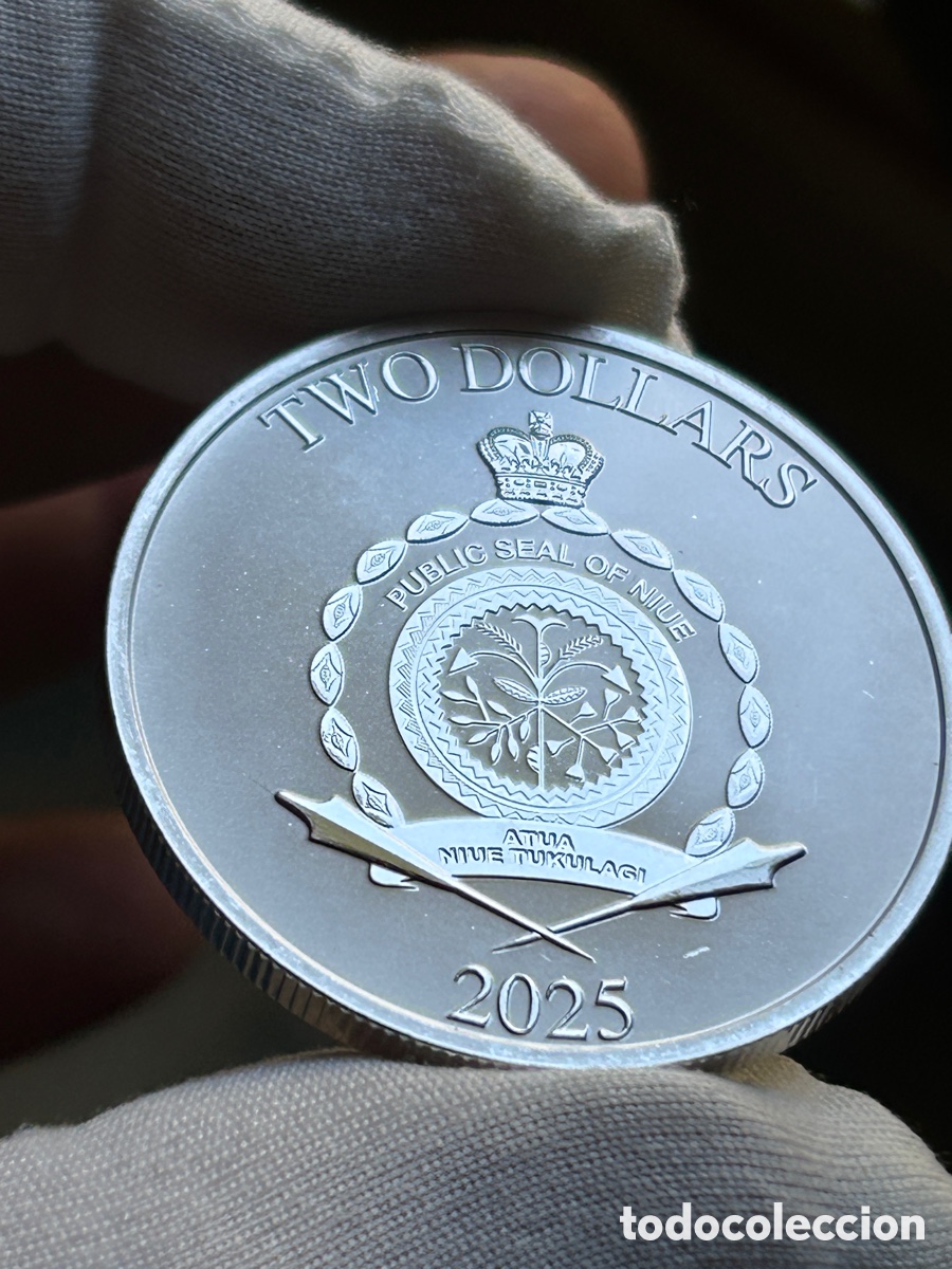 Monedas antiguas de Ocean&iacute;a: Onza plata Marvel 2025 - Foto 2