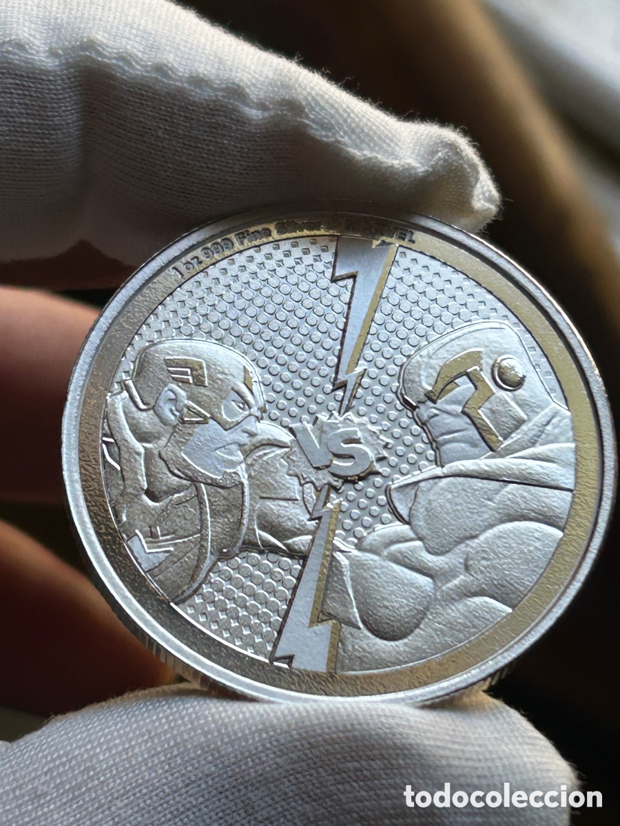 Monedas antiguas de Ocean&iacute;a: Onza plata Marvel 2025 - Foto 5