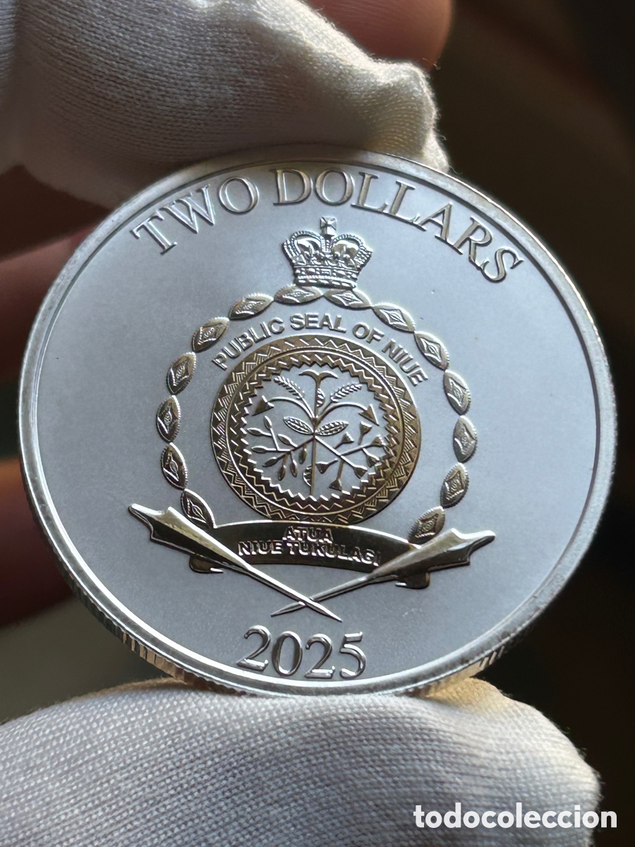 Monedas antiguas de Ocean&iacute;a: Onza plata Marvel 2025 - Foto 6