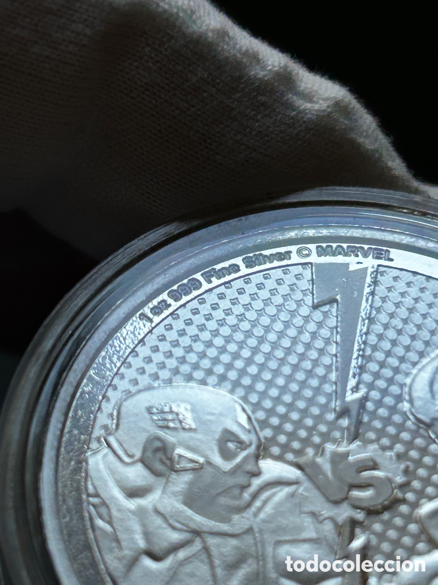 Monedas antiguas de Ocean&iacute;a: Onza plata Marvel 2025 - Foto 9