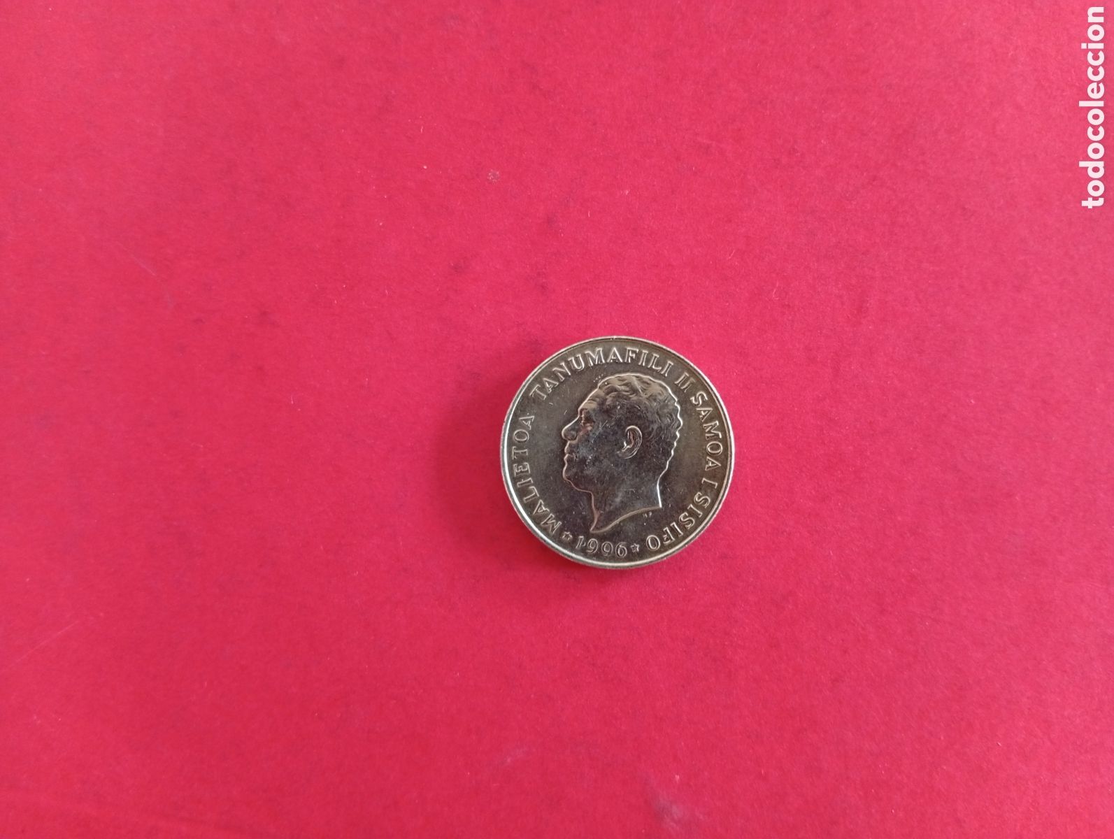 Monedas antiguas de Ocean&iacute;a: 20 sene de Samoa 1996