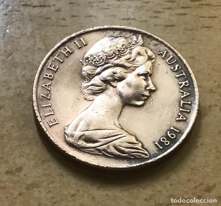 Monedas antiguas de Ocean&iacute;a: 2 centavos de Australia. A&ntilde;o 1981 - Foto 2