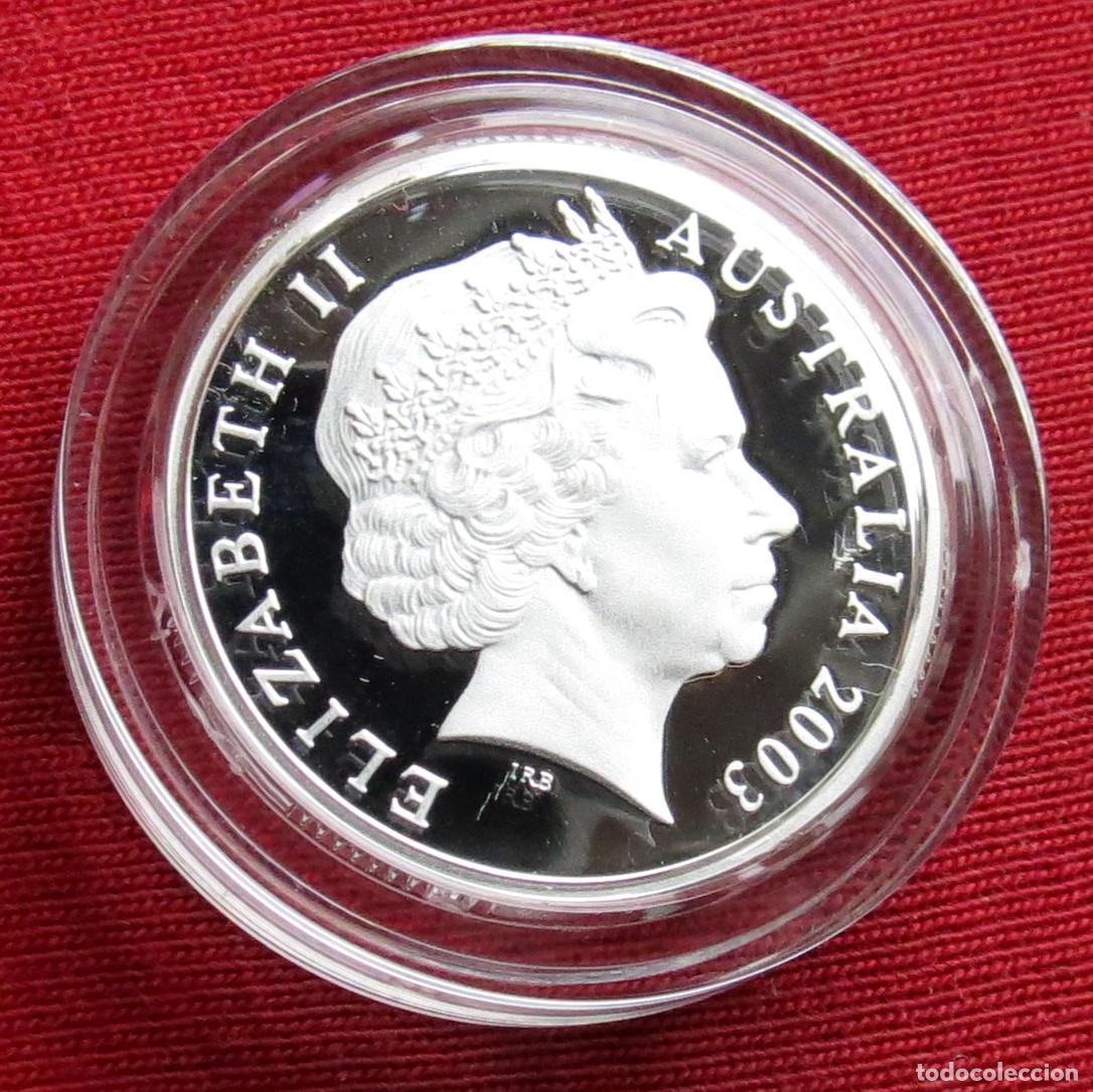 Monedas antiguas de Ocean&iacute;a: Australia 1 $ 2003 Guerra de Corea - Foto 2
