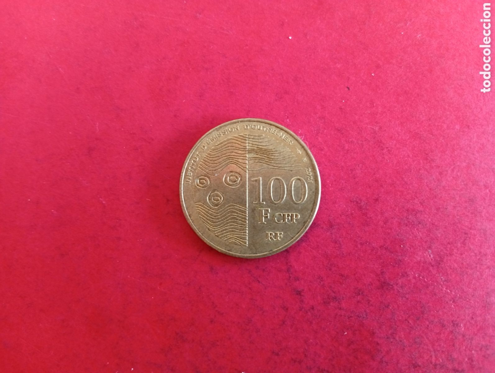 Monedas antiguas de Ocean&iacute;a: 100 francos territorios franceses del Pac&iacute;fico 2021