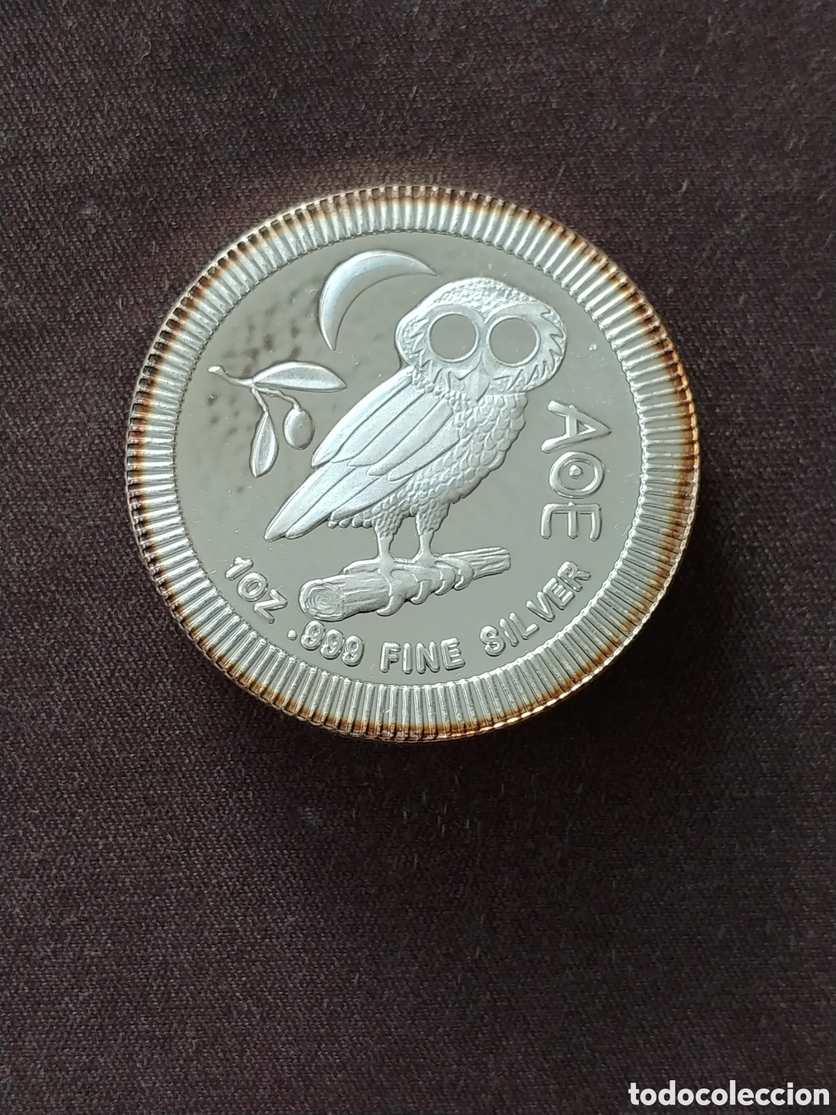 Monedas antiguas de Ocean&iacute;a: Niue, &rdquo;Athenian Owl&rdquo;, 2 Dollars (NZD) 2018, Ag .999, 1 Oz