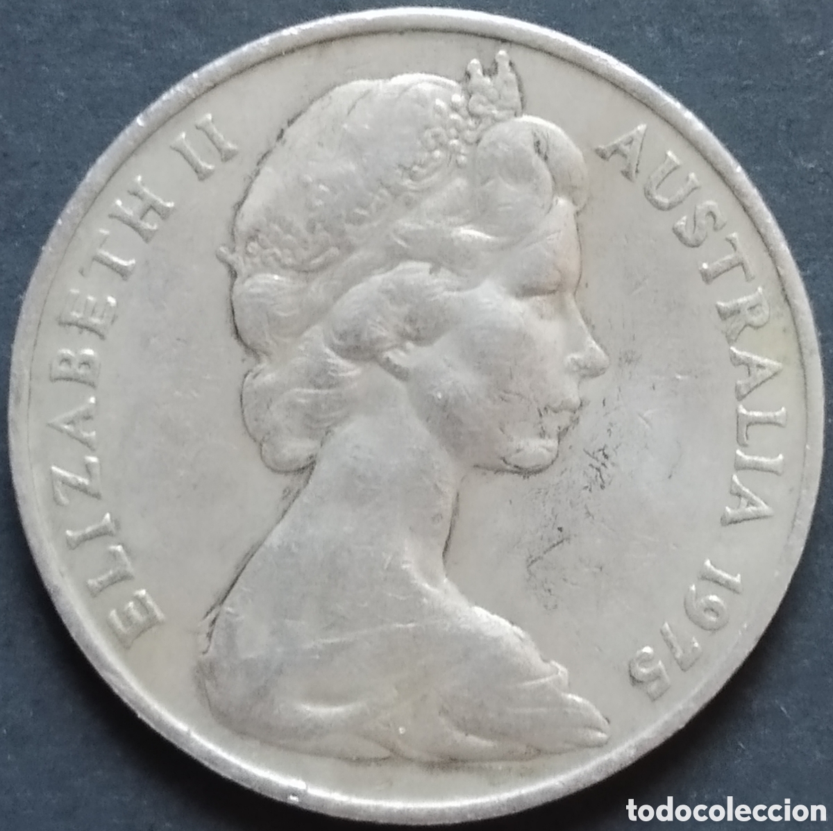 Monedas antiguas de Ocean&iacute;a: MONEDA - AUSTRALIA 20 CENT 1975 - Foto 2